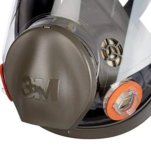 3M 6800 Full Facepiece Reusable Respirator, Medium, Gray 3M