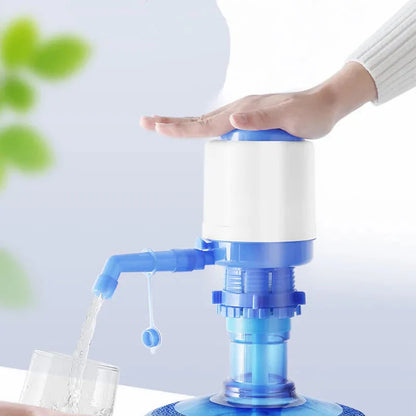 Water Bottles Pump Manual Hand Pressure Drinking Fountain Pressure Pump Water Press Pump with An Extra Short Tube Food Grade