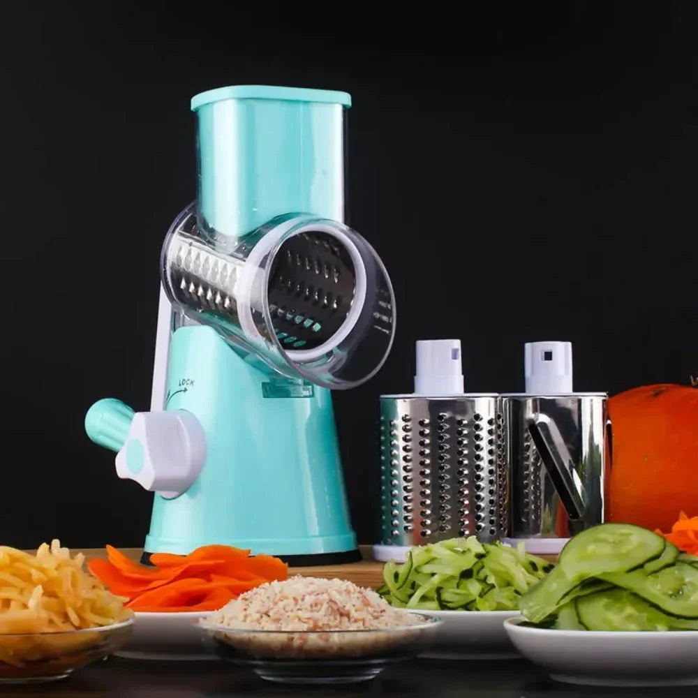 Kitchen Gadgets Vegetable Chopper Shredders Fruit & Vegetable Tools Food Cutter Multifunctional Rotary Manual Slicers Kitchen