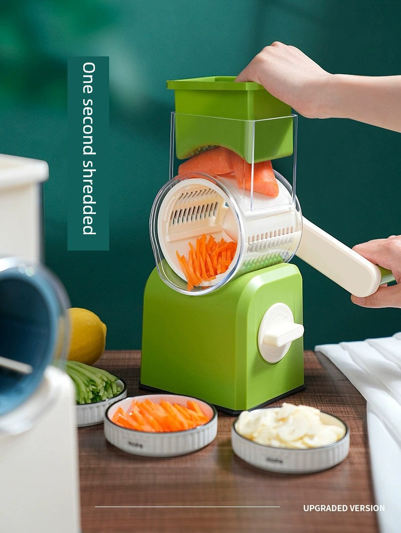 Manual Shredder For Home Chopping Artifact Roller Multi-Functional Kitchen Shredded Potatoes Grating Slicing Abrasive Powder Shred