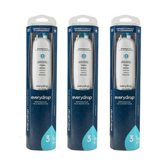 Everydrop by Whirlpool Ice and Water Refrigerator Filter 3, EDR3RXD1, Single-Pack